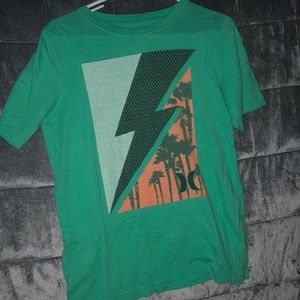 Hurley teal/orange shirt